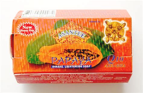 Tn1225 — Asantee Papaya Soap мыло с папайей