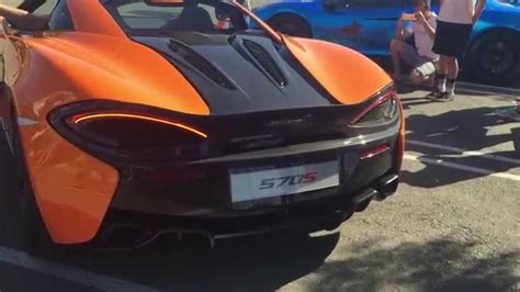 Mclaren 570s Startup And Drive Off Youtube