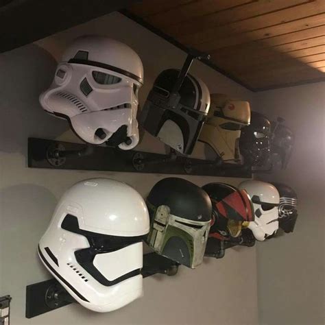 Helmet Display Star Wars Room Star Wars Helmet Star Wars Decor