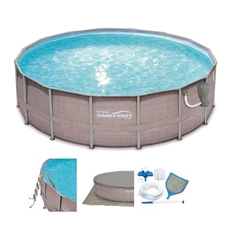 Summer Waves Elite 16 X 48 Above Ground Pool Set Sears Marketplace