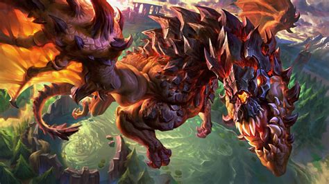 Hintergrundbilder Illustration League Of Legends Drachen Dämon