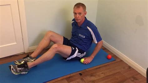 Glute Max And Piriformis Tennis Ball Self Massage On The Floor Youtube