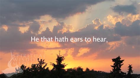 Matthew 1115 He That Hath Ears To Hear Let Him Hear Bible Verses