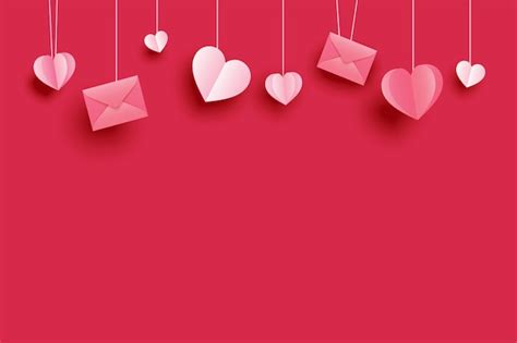 Fondo Del Día De San Valentín Para Tarjetas De Felicitación Con