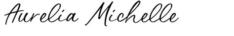 aurelia michelle font webfont and desktop myfonts
