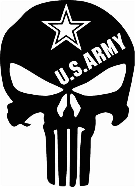 Punisher Skull Army Decal Car And Truck Decals Emblems And License Frames