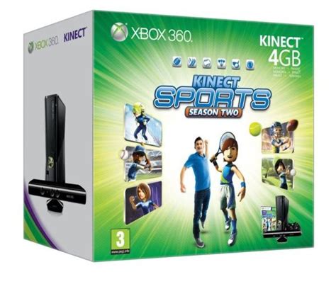 Xbox Microsoft Xbox 360 4gb Kinect Bundle Sports 2 Elektromediacz