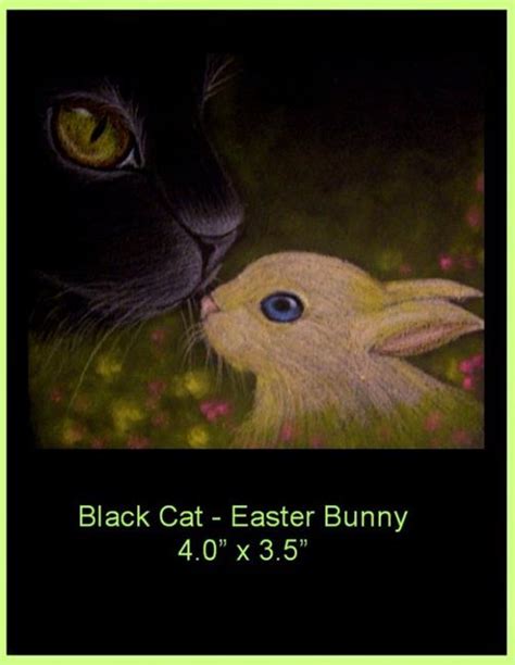 Black Cat Easter Bunny By Cyra R Cancel From Gallery
