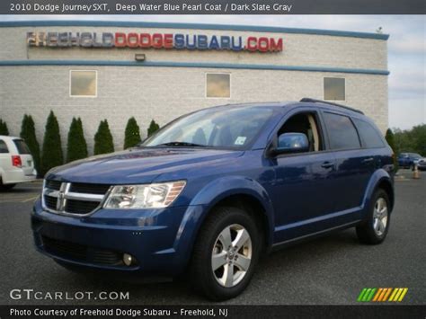 Deep Water Blue Pearl Coat 2010 Dodge Journey Sxt Dark Slate Gray