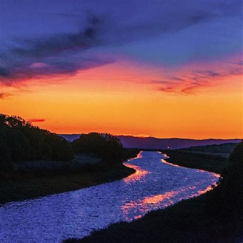 Sunset Over The Creek Photograph By Brandon Mcclintock Fine Art America