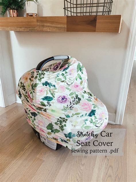 Sewing Pattern Pdf The Stretchy Car Seat Cover Pattern Etsy Car