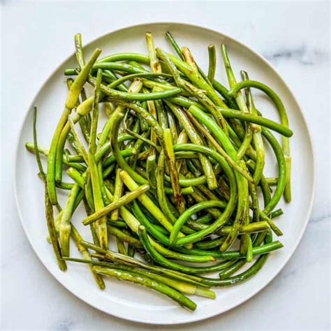 Sautéed Garlic Scapes This Healthy Table