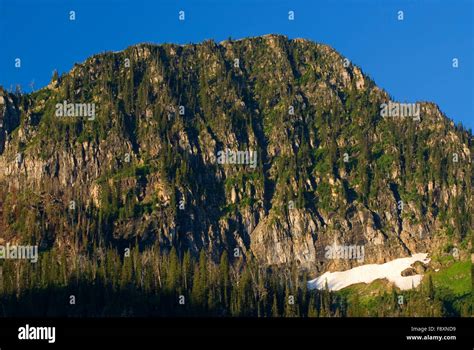 Ridge Above Lower Cold Lake Mission Mountains Wilderness Flathead