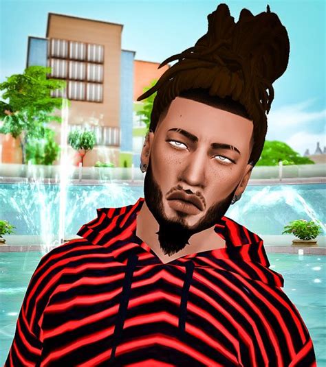 The Best Ts3 Messy Top Bun Dreads Hair Conversion For Males By Simblr