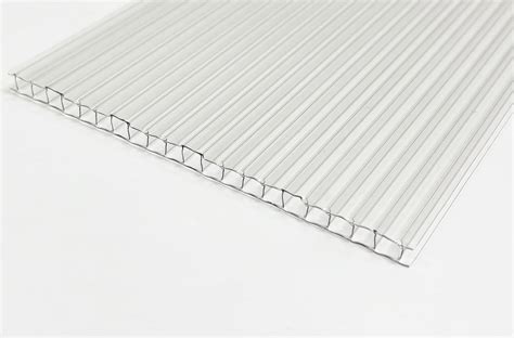 Twin Wall Clear 6mm Thermoclear Polycarbonate Sheets
