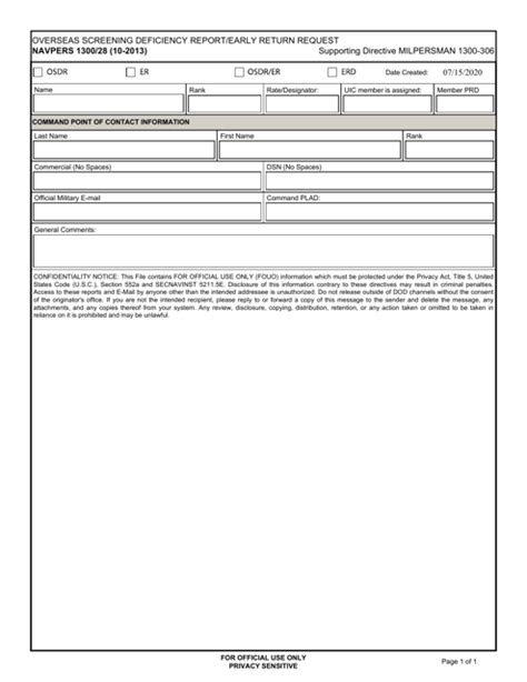 Navpers Form 130028 Fill Out Sign Online And Download Fillable Pdf