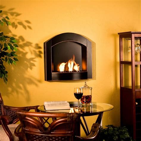 Small Wall Gas Fireplace Home Design Ideas