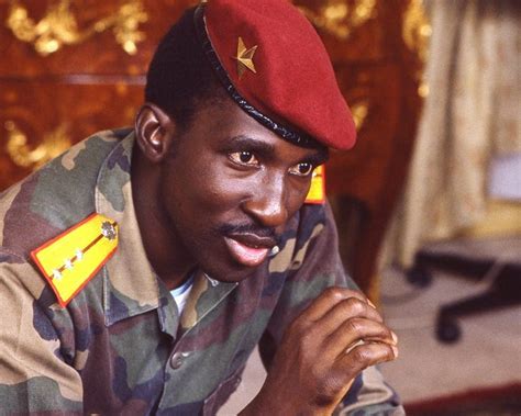 Thomas Sankara Better One Step Forward With The People Than Ten Steps