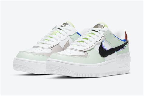 After reconstructing with crater tech, the nike air force 1 is opting for a look purely cosmetic. Nike Air Force 1 Shadow Pixel CV8480-300 Release Date - SBD