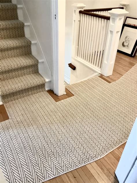 The Carpet On The Stairs Is Very Clean