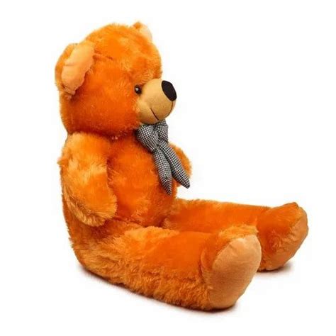 Fiber 36 Inch Standing Teddy Bear 3feet Brown For Interior Decor 850