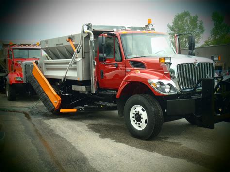 Snow And Ice Wing Plow Use In City And Muncipal Snow Removal Operations