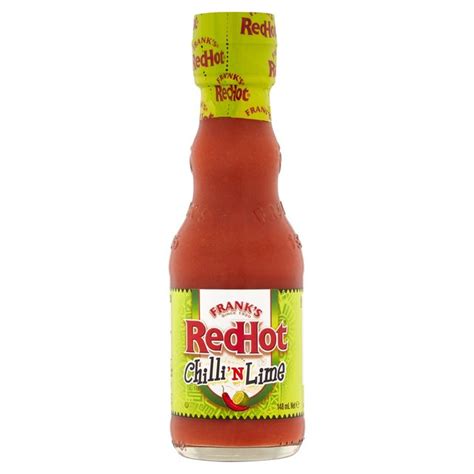 Frank S Redhot Chilli And Lime Hot Sauce Ocado