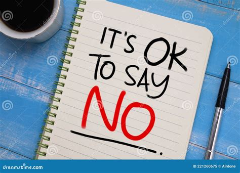 Its Ok To Say No Stock Photos Free And Royalty Free Stock Photos From