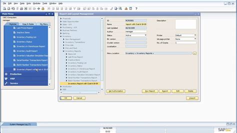 Sap Business One Preview Of 88 Crystal Reports Youtube