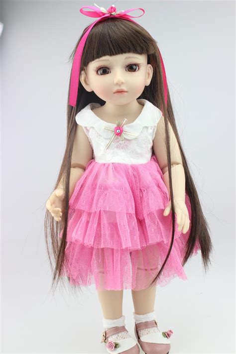 Buy Long Hair Beautiful Dress For Mini Doll 18inch