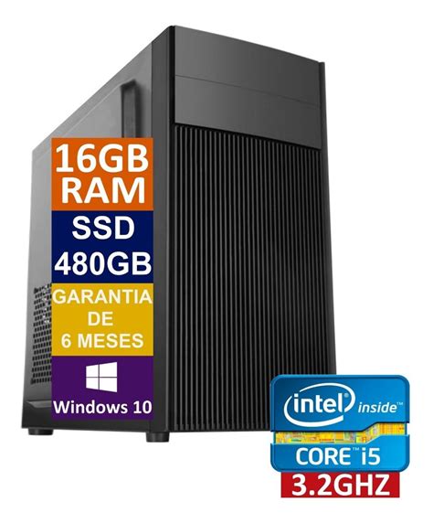 Pc Intel Core I5 Ssd 480gb Hd 1tb 16gb Memória Computador