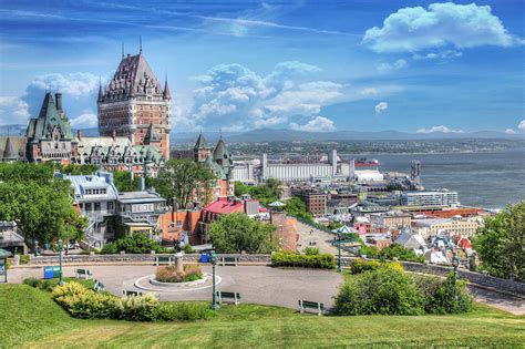 Old Quebec City District In Summer Stock Image ⋆