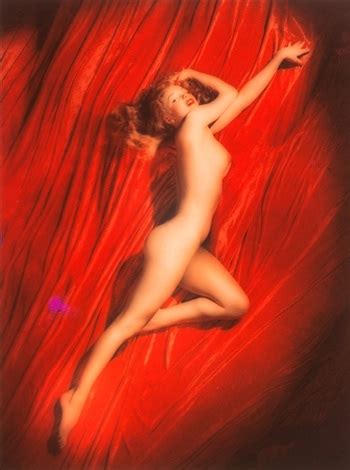 Marilyn Monroe Pose 2 From The Red Velvet Series Par Tom Kelley Sur
