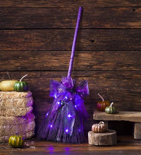 Our Lighted Witchs Broom Will Sweep You Off Your Feet This Halloween