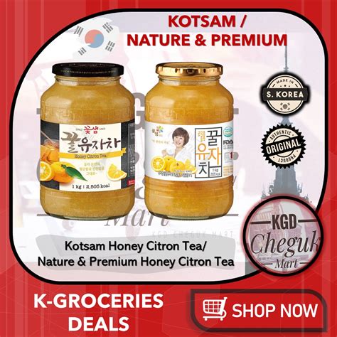 Nature Premium Kotsam Korean Honey Citron Tea Yujacha 1kg Shopee