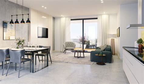 Apartment Interior Render Architectural Visualization On Behance
