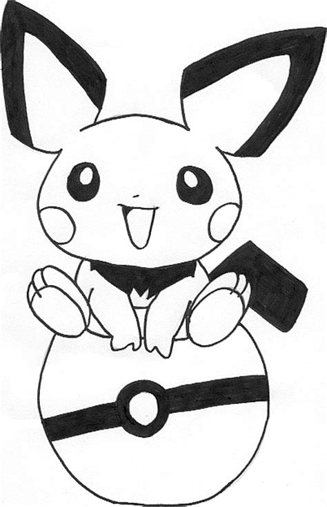 Baby Pikachu Coloring Page Baby Pikachu Pages Coloring Pages