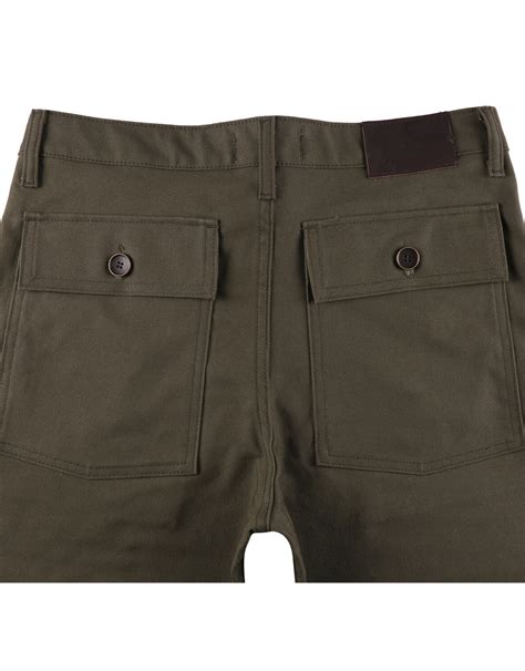 Naked Famous Work Pant Green Canvas Boutique Archive
