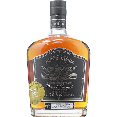 Jesse James Outlaw Cask Strength Single Barrel Select Total Wine And More