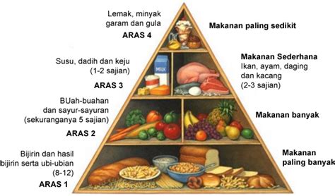Piramid makanan mengandungi beberapa bahagian makanan yang biasanya dikategorikan mengikut kesamaan nutriennya. AMALAN PEMAKANAN YANG SIHAT DENGAN PANDUAN PIRAMID MAKANAN ...
