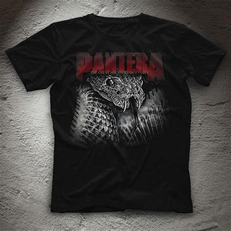 Pantera Black Unisex T Shirt Tees Shirts Tişört Tişört Modelleri