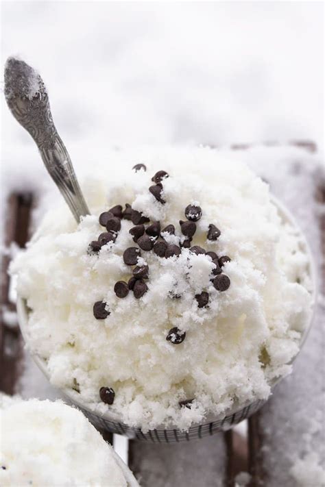 Snow Ice Cream Recipe Cakewhiz