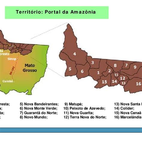 Le Territoire Portal Da Amazonia Dans Letat Du Mato Grosso Download