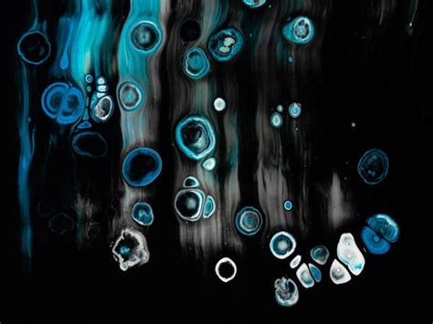 128x160 Blue And Black Abstract Paint 128x160 Resolution Wallpaper Hd