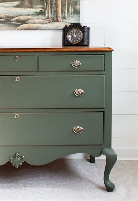 The Best Two Tone Look On A Basic Dresser The Driftwood Home