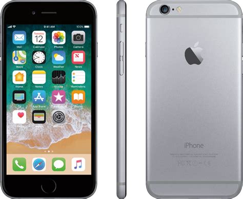 Customer Reviews Boost Mobile Apple Iphone 6 4g With 32gb Memory Prepaid Cell Phone Space Gray