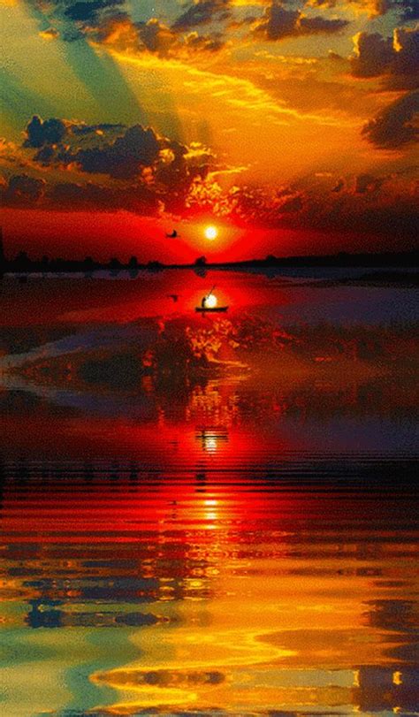 Animated Photo Water Scenery Animation In 2019 Nature Sunset