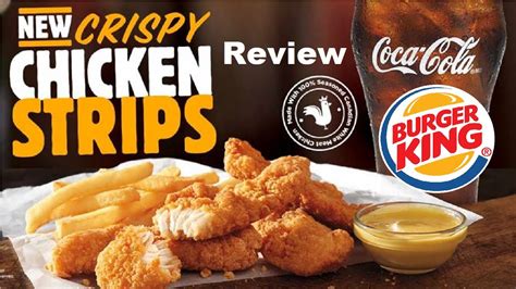 Burger King Crispy Chicken Strips Review YouTube