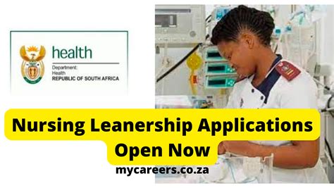 Nursing Learnership Now Taking People For 2022 2023 Za