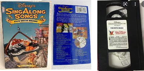 Disneys Sing Along Songs Fun With Music 1990 Vhs By Deceddiolopez On